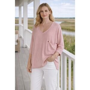 Kerisma Raven Oversized Wool Blend Sweater Light Pink M/L